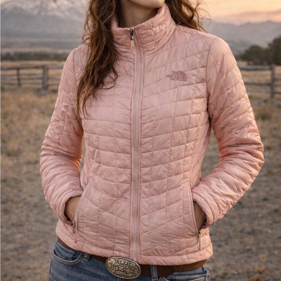 The North Face Jackets & Blazers - The North Face Women's Blush Ponk Thermoball Quilted Puffer Jacket Small